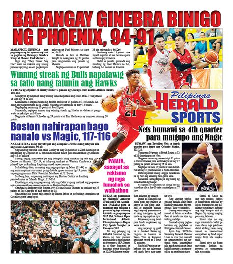 tagalog sports news|Sports .